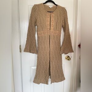 Vintage DEVAN Cable Knit cardigan